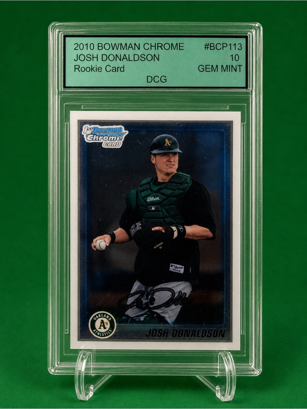 2010 Josh Donaldson Rookie Card - Oakland Athletics